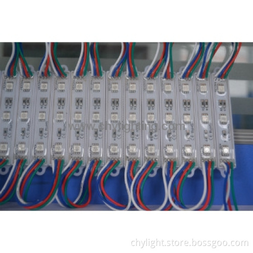 SMD5050  module 12v white color Waterproof  3Leds 0.72w LED Module